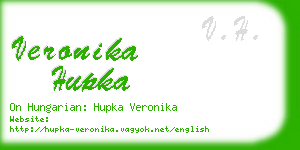 veronika hupka business card